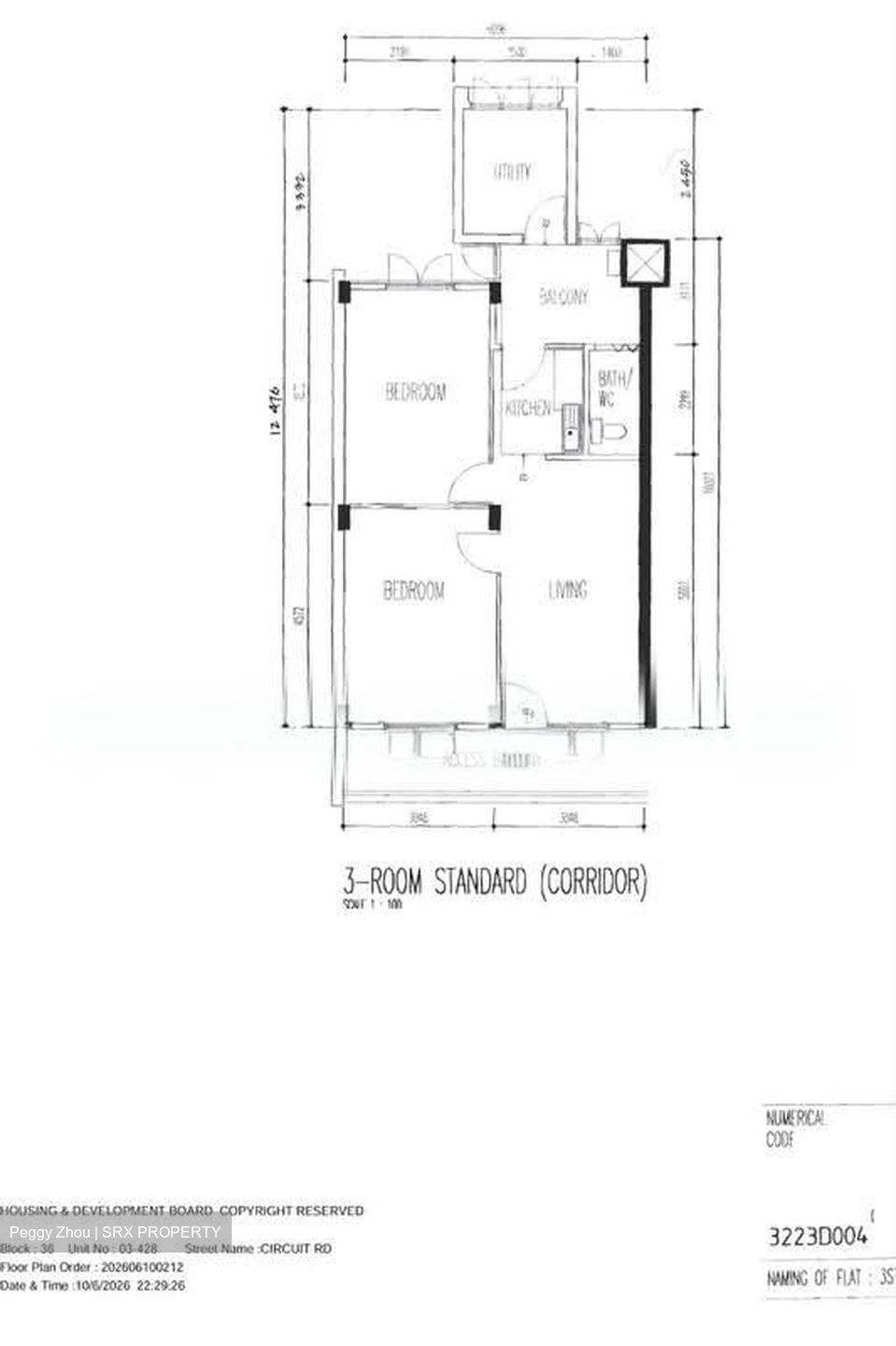 Blk 36 Circuit Road (Geylang), HDB 3 Rooms #572846041